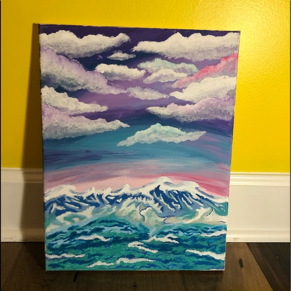 Sunset ocean painting - Picture 1 of 1